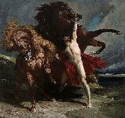Henri Regnault Automedon with the Horses of Achilles oil painting reproduction